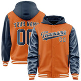 Custom Orange Blue Jacket