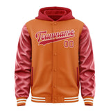 Custom Orange Red Jacket