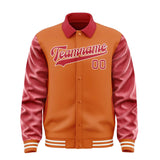 Custom Orange Red Jacket