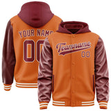 Custom Orange Crimson Red Jacket