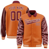 Custom Orange Crimson Red Jacket
