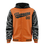 Custom Orange Black Jacket