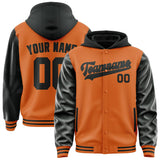 Custom Orange Black Jacket