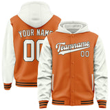Custom Orange White Jacket