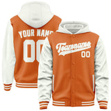 Custom Orange White Jacket