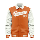 Custom Orange White Jacket