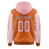 Custom Orange Light Pink Jacket