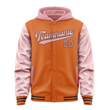 Custom Orange Light Pink Jacket