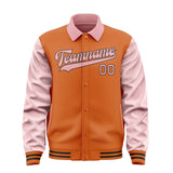 Custom Orange Light Pink Jacket