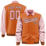 Custom Orange Light Pink Jacket