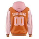 Custom Orange Light Pink Jacket