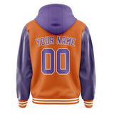 Custom Orange Light Purple Jacket