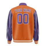 Custom Orange Light Purple Jacket