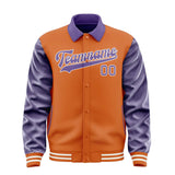 Custom Orange Light Purple Jacket
