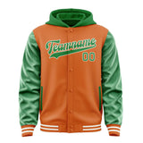 Custom Orange Emerald Green Jacket