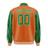 Custom Orange Emerald Green Jacket