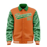 Custom Orange Emerald Green Jacket