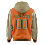 Custom Orange Light Khaki Jacket