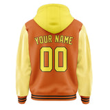 Custom Orange Light Yellow Jacket