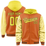 Custom Orange Light Yellow Jacket