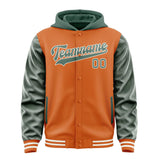 Custom Orange Blue Green Jacket