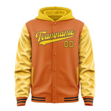 Custom Orange Gold Jacket