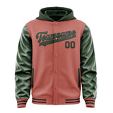 Custom Copper Rose Dark Green Jacket