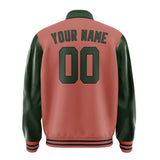 Custom Copper Rose Dark Green Jacket