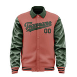 Custom Copper Rose Dark Green Jacket