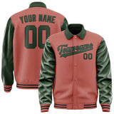 Custom Copper Rose Dark Green Jacket