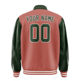Custom Copper Rose Dark Green Jacket