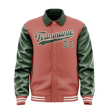 Custom Copper Rose Dark Green Jacket