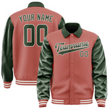 Custom Copper Rose Dark Green Jacket