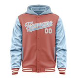 Custom Copper Rose Light Blue Jacket