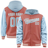 Custom Copper Rose Light Blue Jacket