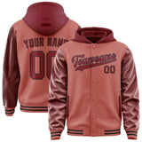 Custom Copper Rose Crimson Red Jacket