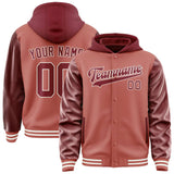 Custom Copper Rose Crimson Red Jacket