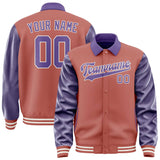 Custom Copper Rose Light Purple Jacket