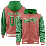 Custom Copper Rose Emerald Green Jacket