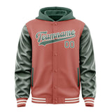 Custom Copper Rose Blue Green Jacket