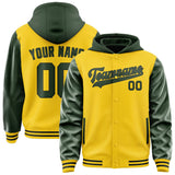 Custom Gold Dark Green Jacket