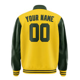 Custom Gold Dark Green Jacket