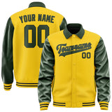 Custom Gold Dark Green Jacket