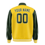 Custom Gold Dark Green Jacket