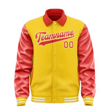 Custom Gold Orange Red Jacket