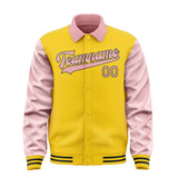 Custom Gold Light Pink Jacket