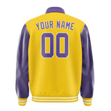 Custom Gold Light Purple Jacket