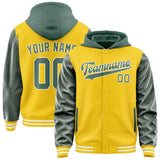 Custom Gold Blue Green Jacket