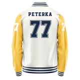 Buffalo Sabres #77 JJ Peterka Varsity Letter Jacket