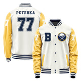 Buffalo Sabres #77 JJ Peterka Varsity Letter Jacket